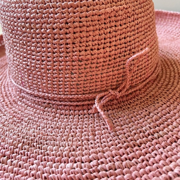 SANS ARCIDET MAGNOLIA HAT WIDE BRIM BEACHY COASTAL GRANDMA TRADITIONAL HANDMADE - Picture 5 of 13